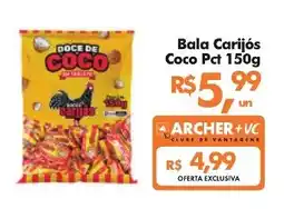 Supermercados Archer Bala Carijós Coco Pct oferta