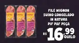 Bahamas Supermercados file mignon suíno congelado oferta