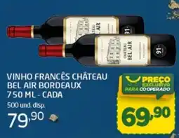 Cooper vinho francês château bel air bordeaux oferta