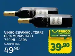 Cooper vinho espanhol torre oria monastrell oferta