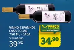 Cooper vinho espanhol casa solar oferta