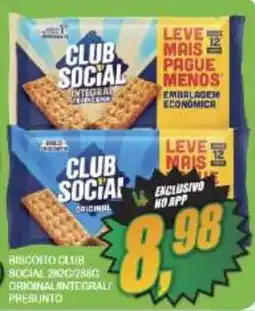 Vianense Supermercados Biscoito club social oferta