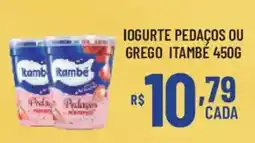 Bahamas Supermercados iogurte pedaços ou grego itambé oferta