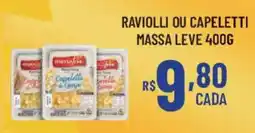 Bahamas Supermercados Raviolli ou capeletti massa leve oferta
