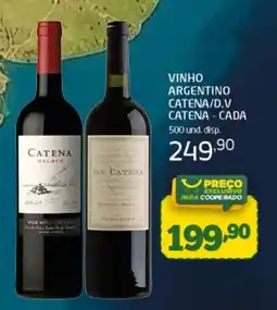 Cooper Vinho argentino catena/d.v catena oferta