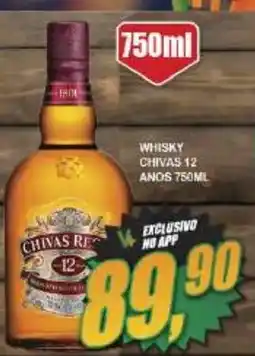 Vianense Supermercados Whisky chivas 12 anos oferta