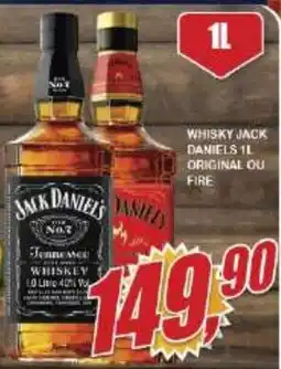Vianense Supermercados Whisky jack daniels 1l original ou fire oferta