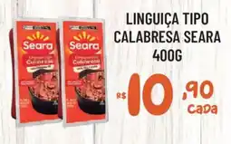 Bahamas Supermercados Linguiça tipo calabresa seara oferta