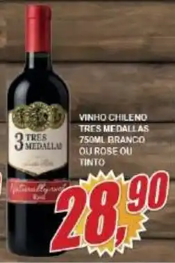 Vianense Supermercados vinho chileno tres medallas oferta