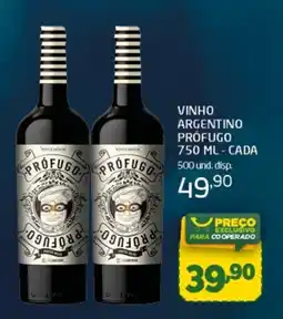 Cooper Vinho argentino prófugo oferta