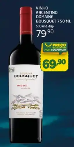 Cooper Vinho argentino domaine bousquet oferta