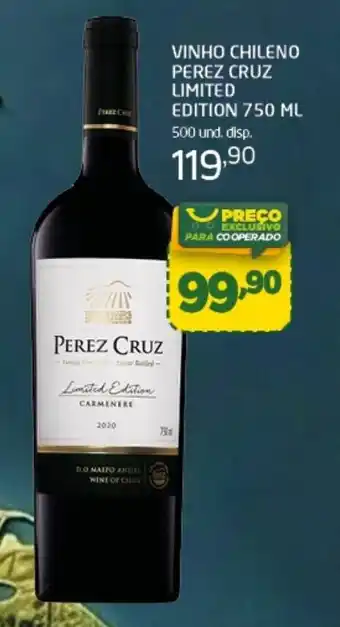 Vinho chileno perez cruz limited edition