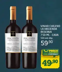 Cooper vinho chileno la hacienda reserva oferta