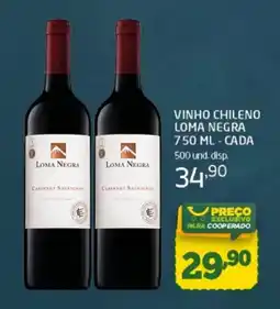 Cooper vinho chileno loma negra oferta