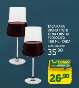 Cooper Taça para vinho tinto xtra cristal ecológico oferta