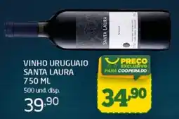Cooper vinho uruguaio santa laura oferta