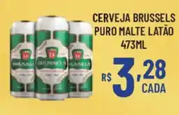 Bahamas Supermercados Cerveja brussels puro malte latão oferta