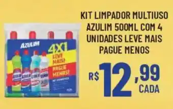 Bahamas Supermercados kit limpador multiuso azulim oferta