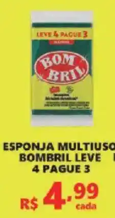 Bahamas Supermercados esponja multiuso bombril oferta