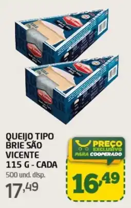 Cooper queijo tipo brie são vicente oferta