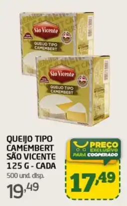 Cooper queijo tipo camembert são vicente oferta