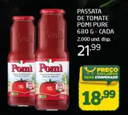 Cooper Passata de tomate poni pure oferta
