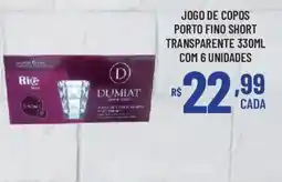 Bahamas Supermercados Jogo de copos porto fino short oferta