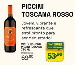 Cooper vinho italiano piccini toscana oferta