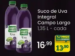 Cooper Suco de Uva Integral Campo Largo oferta