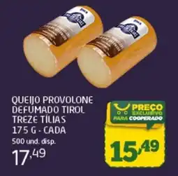 Cooper queijo provolone defumado tirol oferta