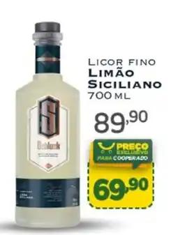 Cooper Licor fino limão siciliano oferta