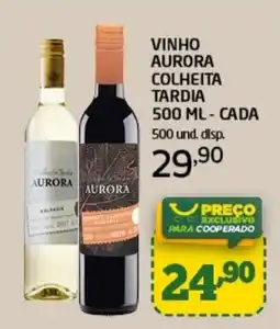 Cooper vinho aurora colheita tardia oferta