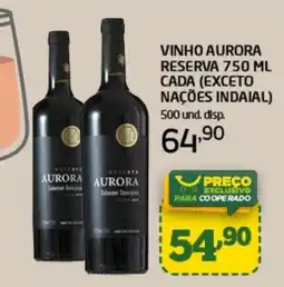 Cooper vinho aurora reserva oferta