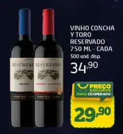 Cooper vinho concha y toro reservado oferta