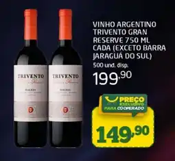 Cooper vinho argentino trivento gran reserve oferta