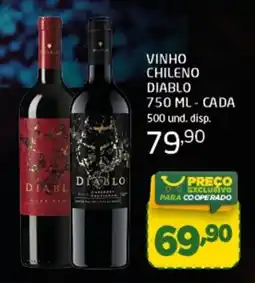 Cooper vinho chileno diablo oferta