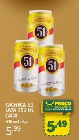 Cooper Cachaça 51 oferta