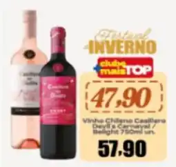 Rede Top vinho chileno casillero deyll & carnaval / belight oferta
