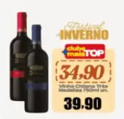 Rede Top vinho chileno três medalias oferta