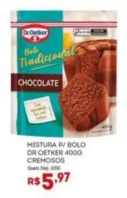 Bistek Supermercados Mistura p/ bolo dr oetker 400g cremosos oferta