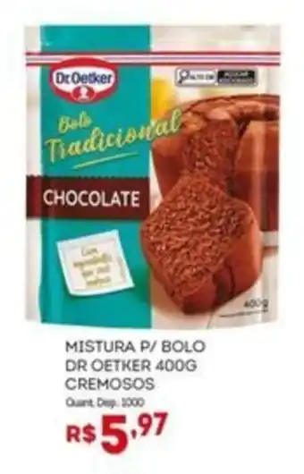 Mistura p/ bolo dr oetker 400g cremosos