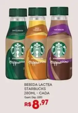 Bistek Supermercados Bebida lactea starbucks oferta