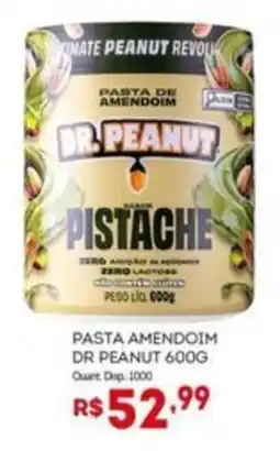 Bistek Supermercados Pasta amendoim dr peanut pistache oferta