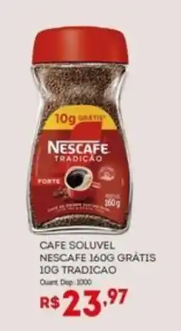 Bistek Supermercados Cafe soluvel nescafe 160g tradicao oferta