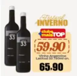 Rede Top Vinho Argentino Lasituo 33 oferta