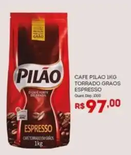 Bistek Supermercados Cafe pilao 1kg torrado graos espresso oferta
