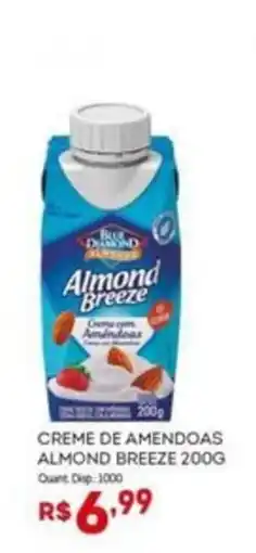 Bistek Supermercados Creme de amendoas almond breeze oferta