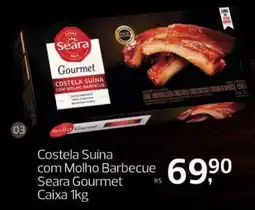 Supermercados Jau Serve Costela Suína com Molho Barbecue oferta