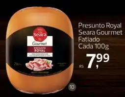 Supermercados Jau Serve Presunto royal seara gourmet oferta