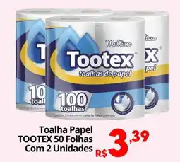 Althoff Supermercados Toalha Papel TOOTEX 50 Folhas oferta